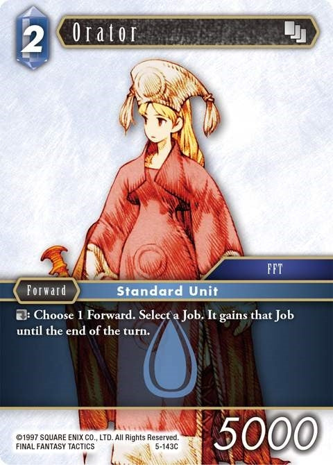 Orator (Female Unit) (5) [OP5] - Final Fantasy TCG Single