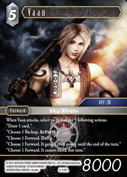 Vaan (Legend) (5) [OP5] - Final Fantasy TCG Single