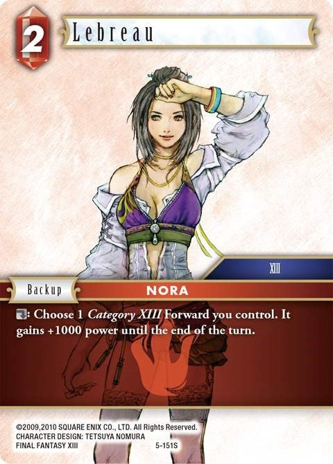 Lebreau (5) [OP5] - Final Fantasy TCG Single