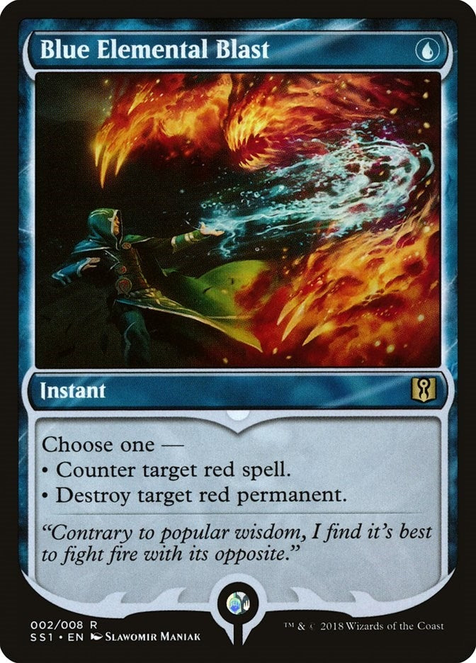 Blue Elemental Blast (2) [SS1] - MTG Single