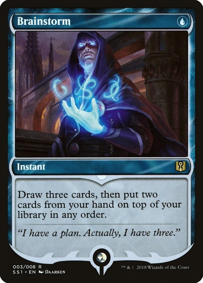 Brainstorm (3) [SS1] - MTG Single