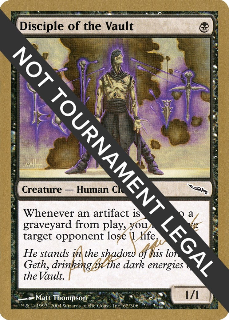 Disciple of the Vault - 2004 Aeo Paquette (MRD) [WCD] - MTG Single