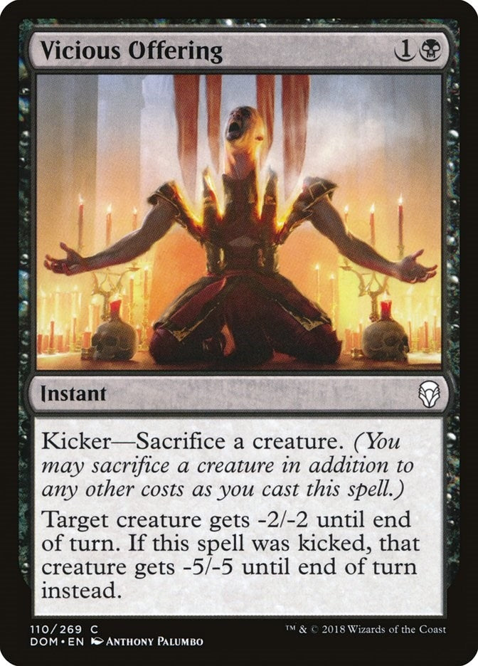 Vicious Offering (110) [DOM] - MTG Single