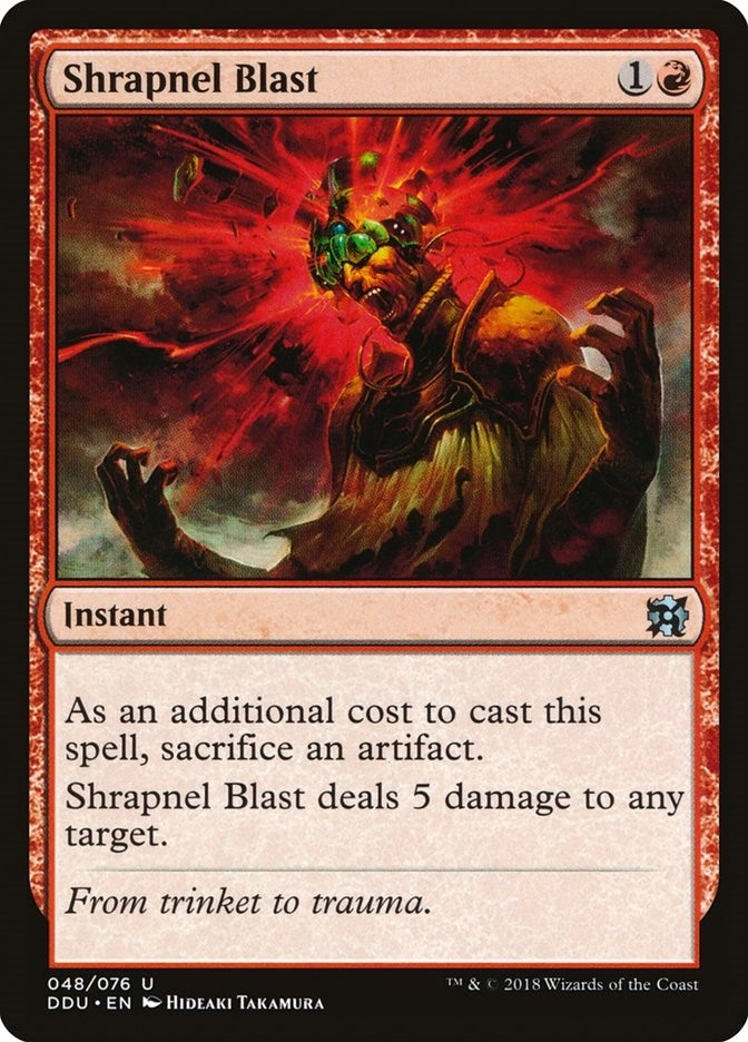 Shrapnel Blast (48) [DDU] - MTG Single