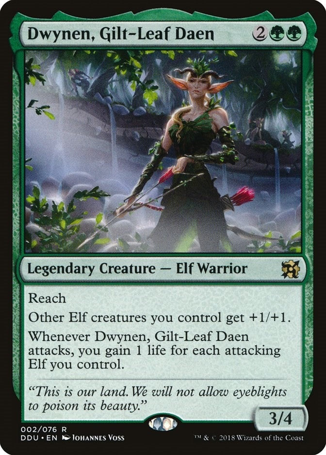 Dwynen Gilt-Leaf Daen (2) [DDU] - MTG Single