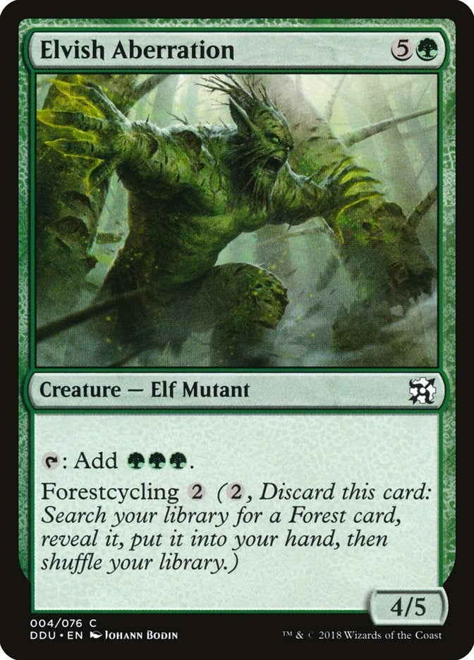 Elvish Aberration (4) [DDU] - MTG Single