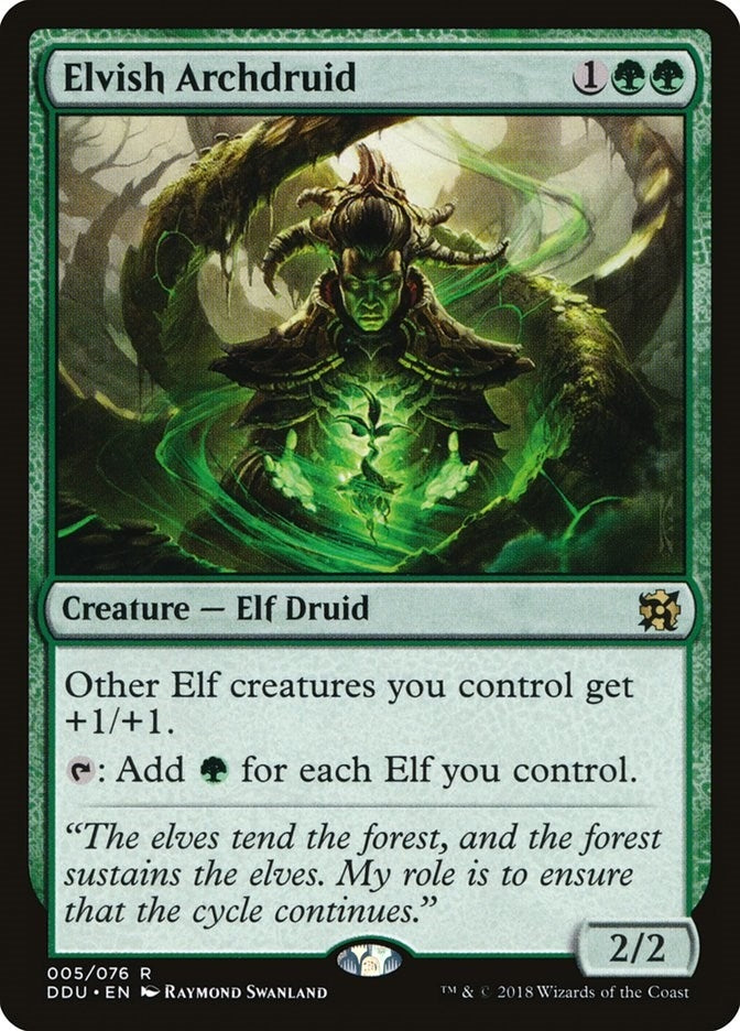 Elvish Archdruid (5) [DDU] - MTG Single