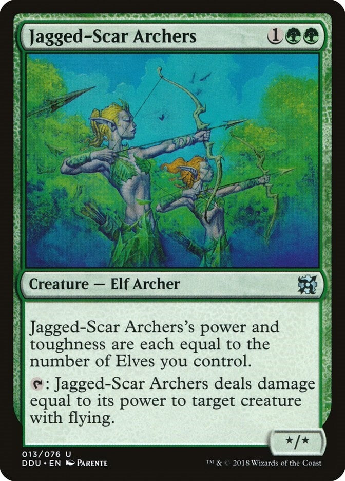 Jagged-Scar Archers (13) [DDU] - MTG Single