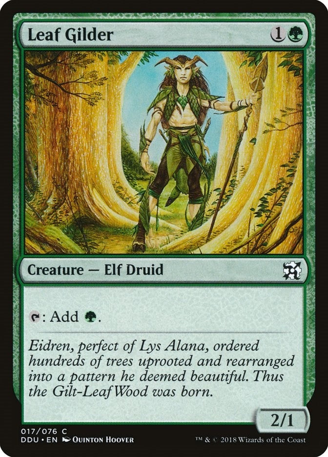 Leaf Gilder (17) [DDU] - MTG Single