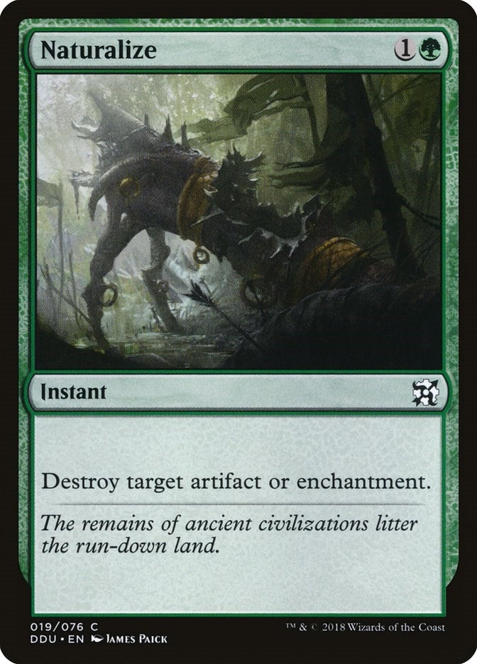 Naturalize (19) [DDU] - MTG Single