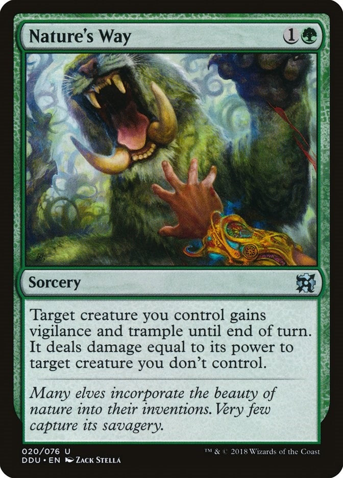 Nature’s Way (20) [DDU] - MTG Single