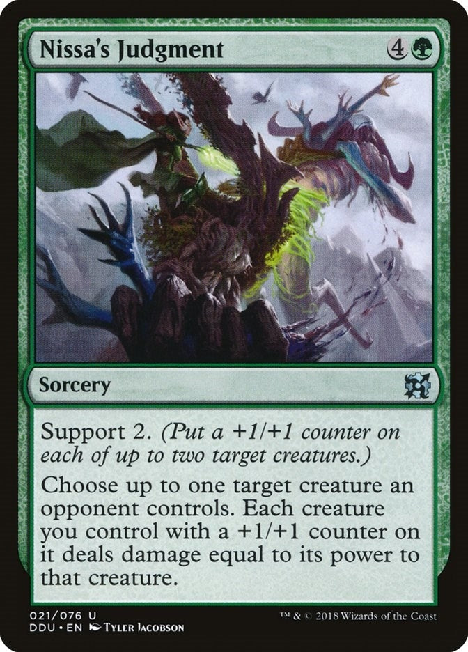 Nissa’s Judgment (21) [DDU] - MTG Single
