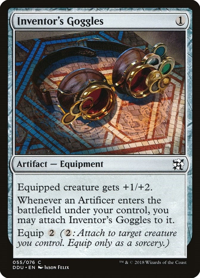 Inventor’s Goggles (55) [DDU] - MTG Single