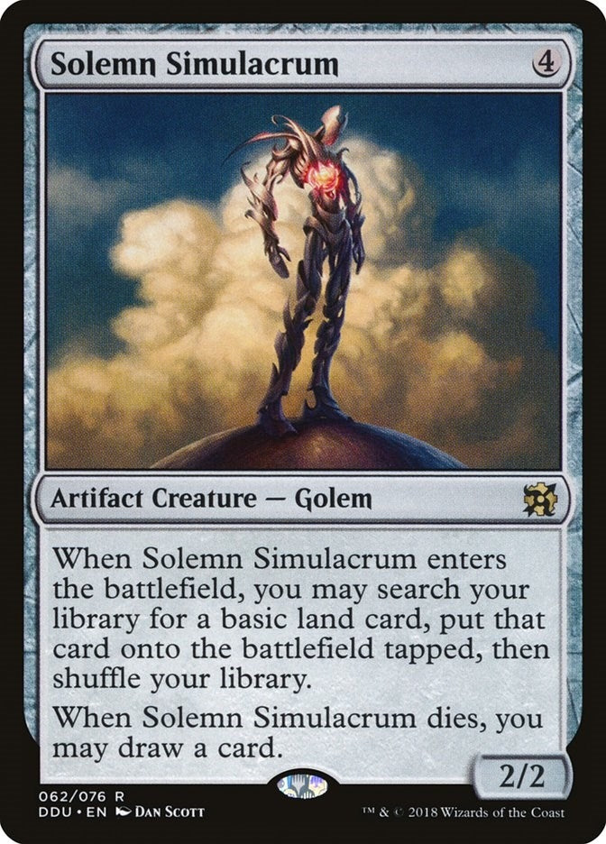 Solemn Simulacrum (62) [DDU] - MTG Single