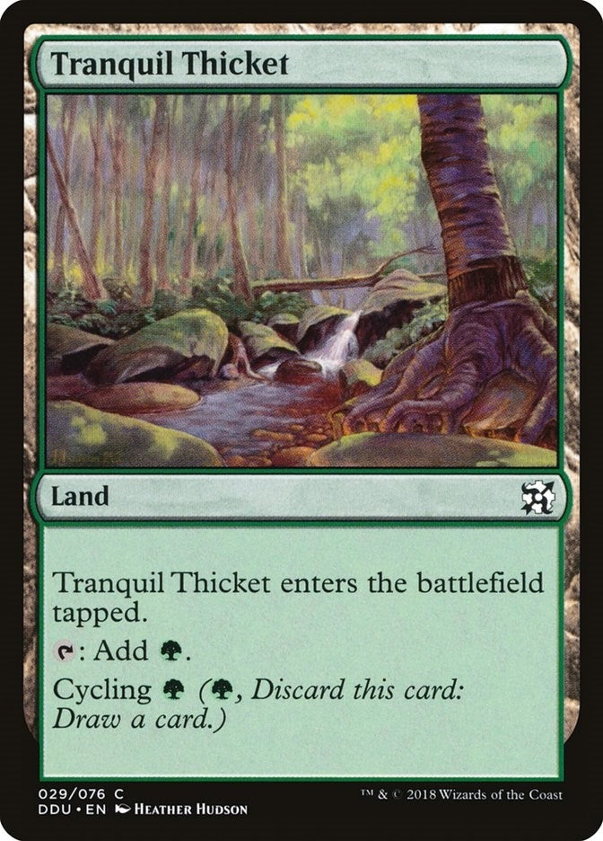 Tranquil Thicket (29) [DDU] - MTG Single