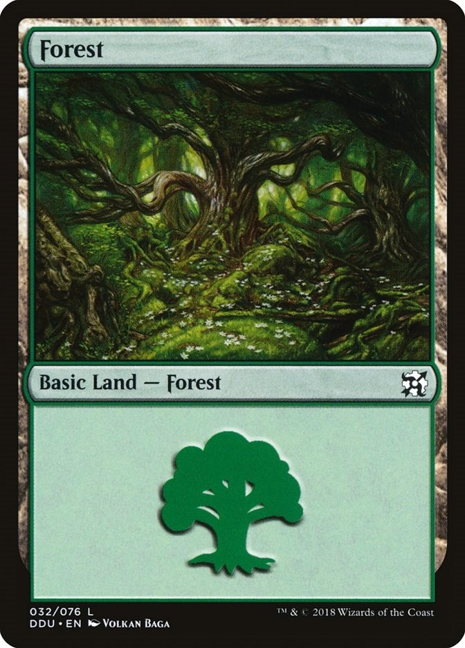 Forest (32) (32) [DDU] - MTG Single