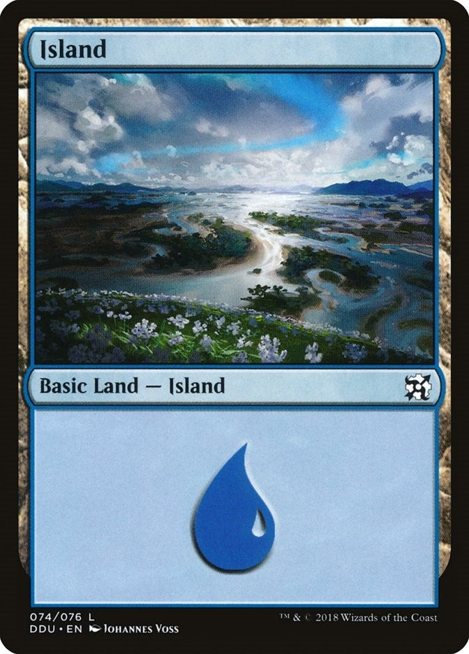 Island (74) (74) [DDU] - MTG Single
