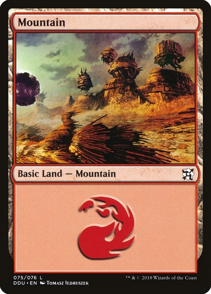 Mountain (75) (75) [DDU] - MTG Single
