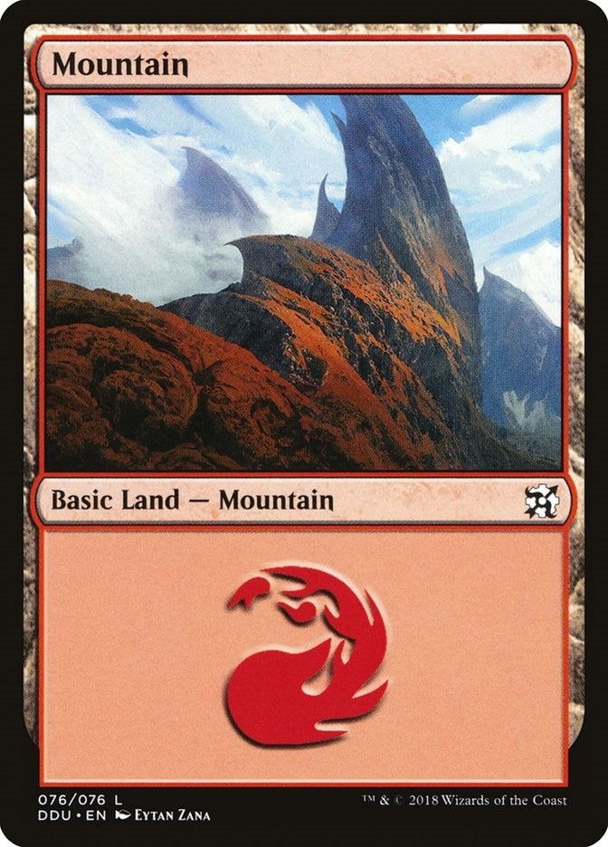 Mountain (76) (76) [DDU] - MTG Single