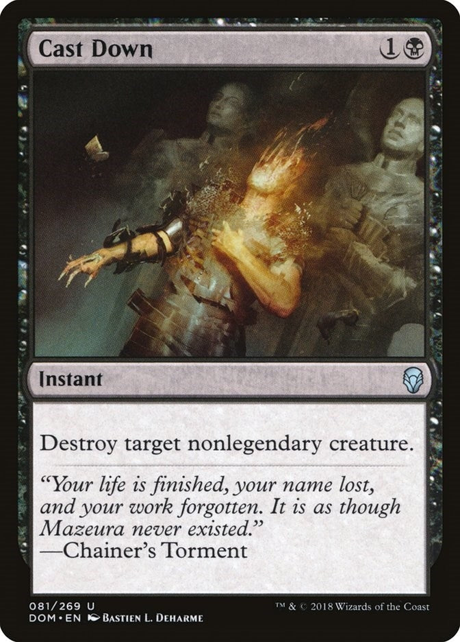 Cast Down (81) [DOM] - MTG Single