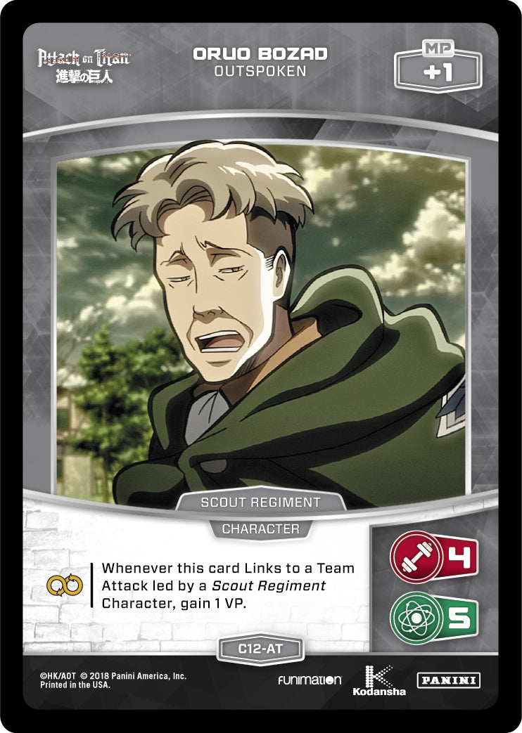 Oruo Bozad - Outspoken (12) [AOT] - MetaX TCG Single