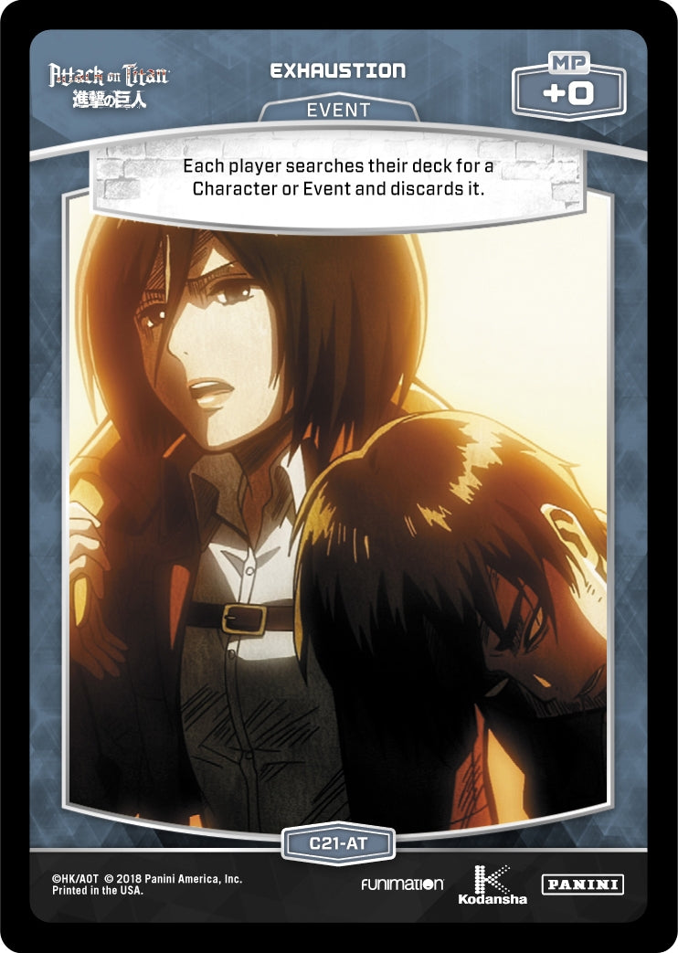 Exhaustion (21) [AOT] - MetaX TCG Single