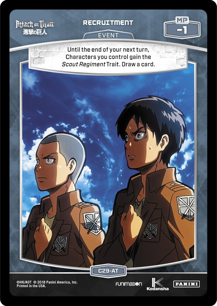 Recruitment (C29-AT) (29) [AOT] - MetaX TCG Single