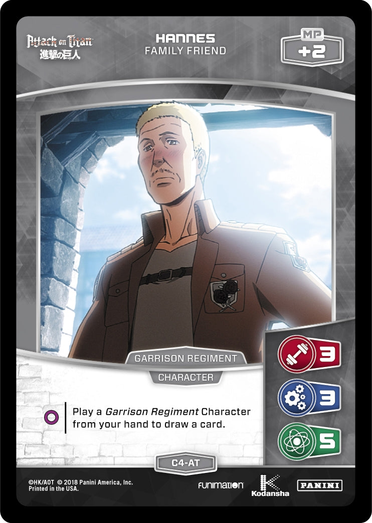 Hannes - Family Friend (4) [AOT] - MetaX TCG Single