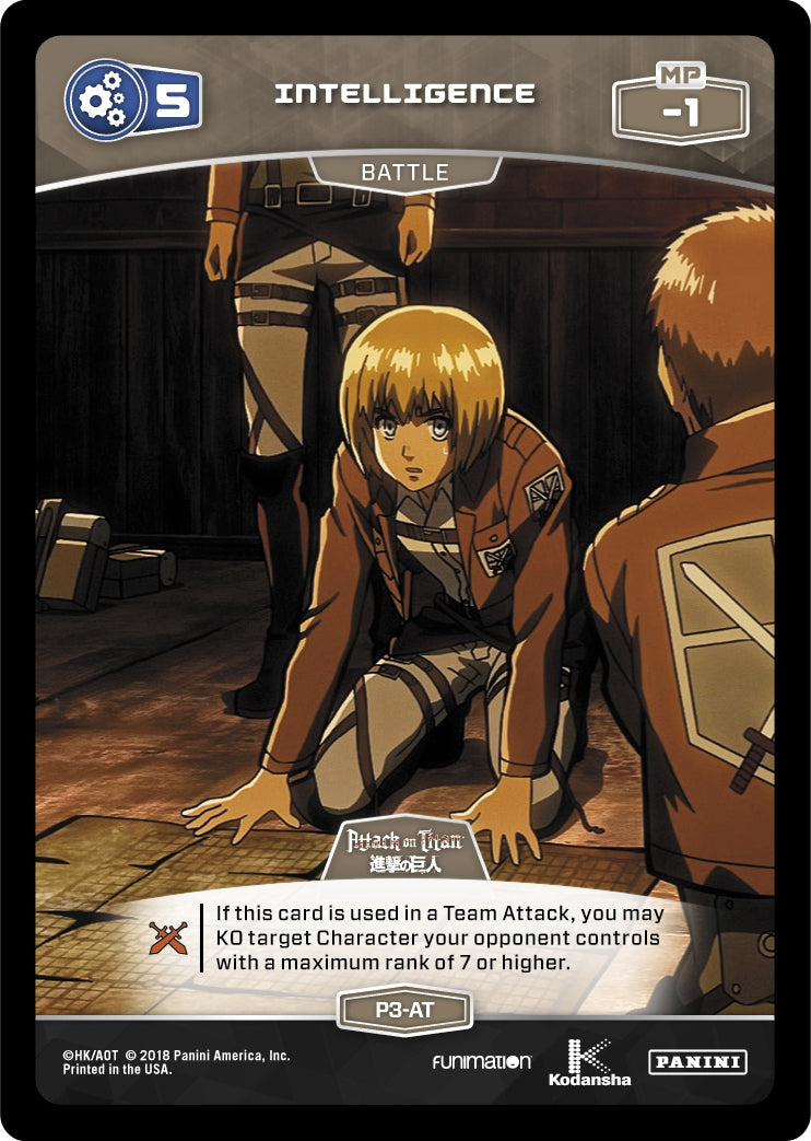 5 Intelligence (P3-AT) (3) [PR] - MetaX TCG Single