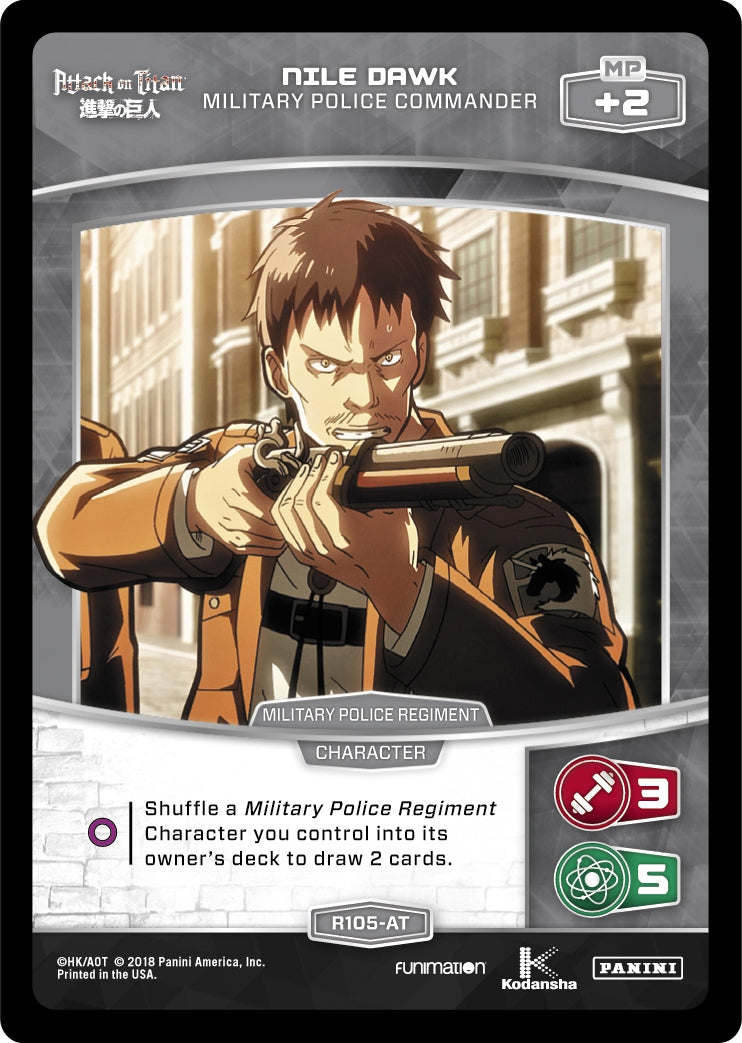 Nile Dawk - Military Police Commander (105) [AOT] - MetaX TCG Single