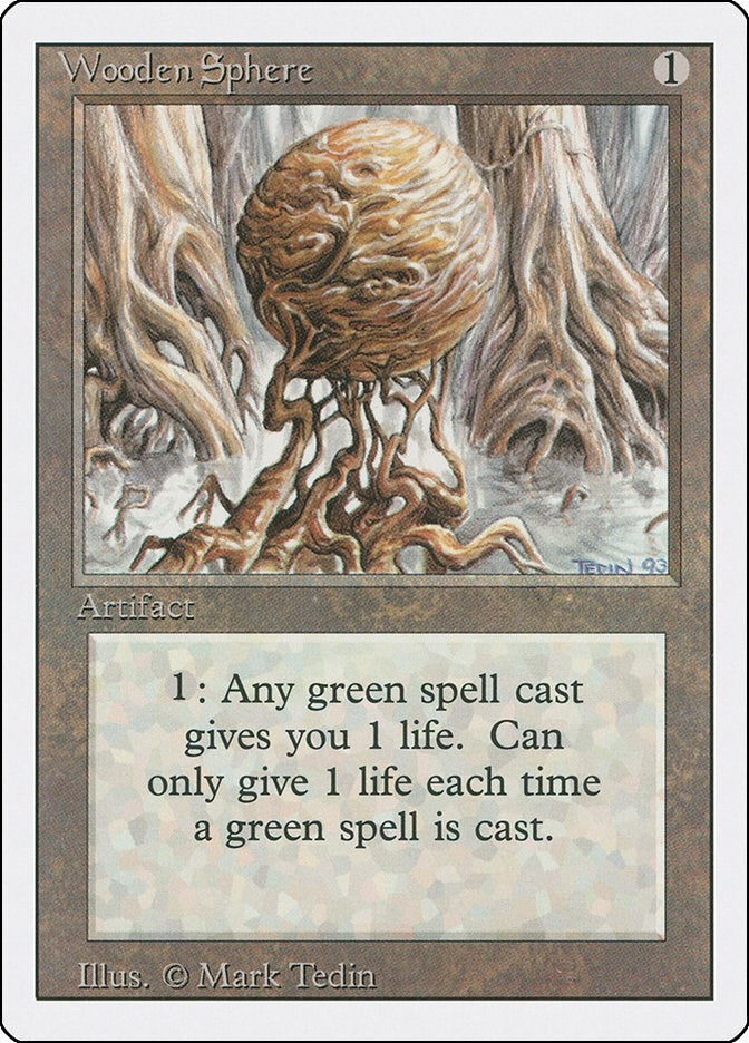 Wooden Sphere [3ED] - MTG Single