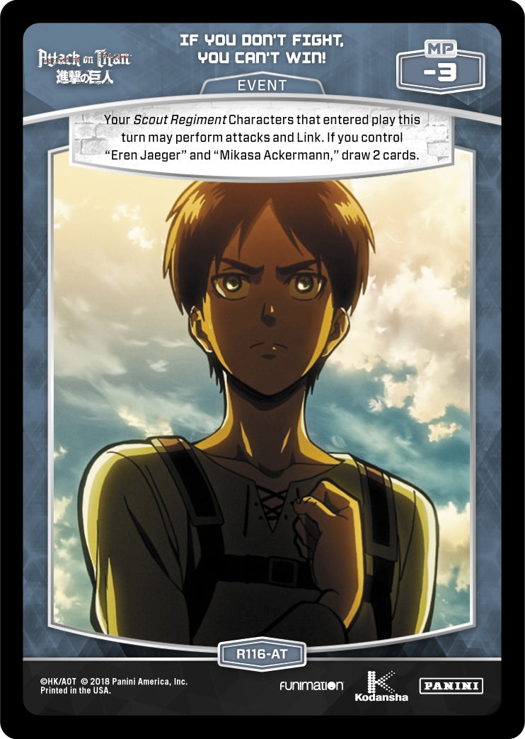 If You Don’t Fight You Can’t Win! (116) [AOT] - MetaX TCG Single