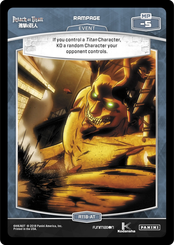 Rampage (118) [AOT] - MetaX TCG Single