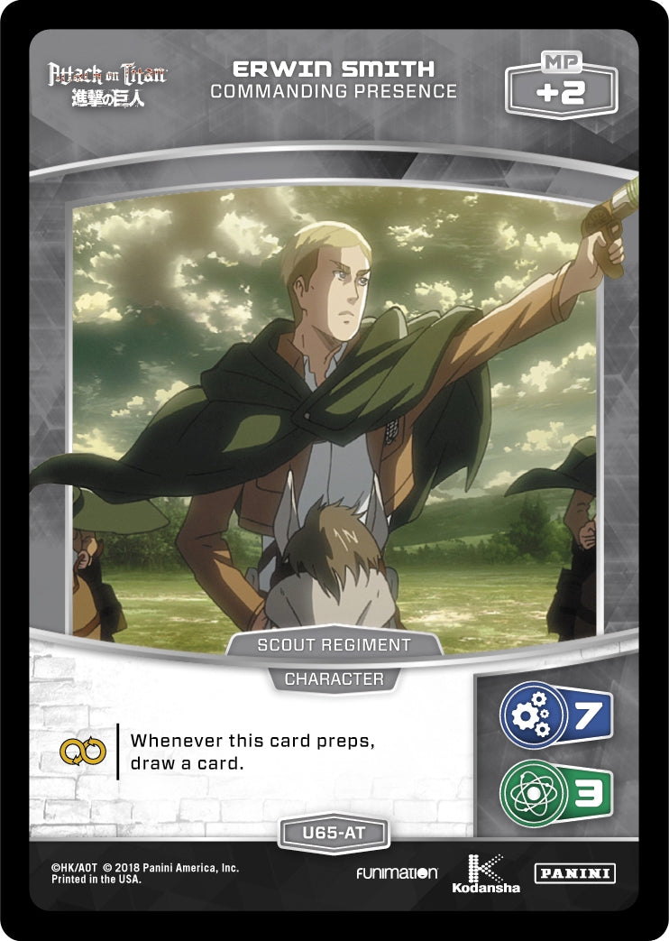 Erwin Smith - Commanding Presence (65) [AOT] - MetaX TCG Single