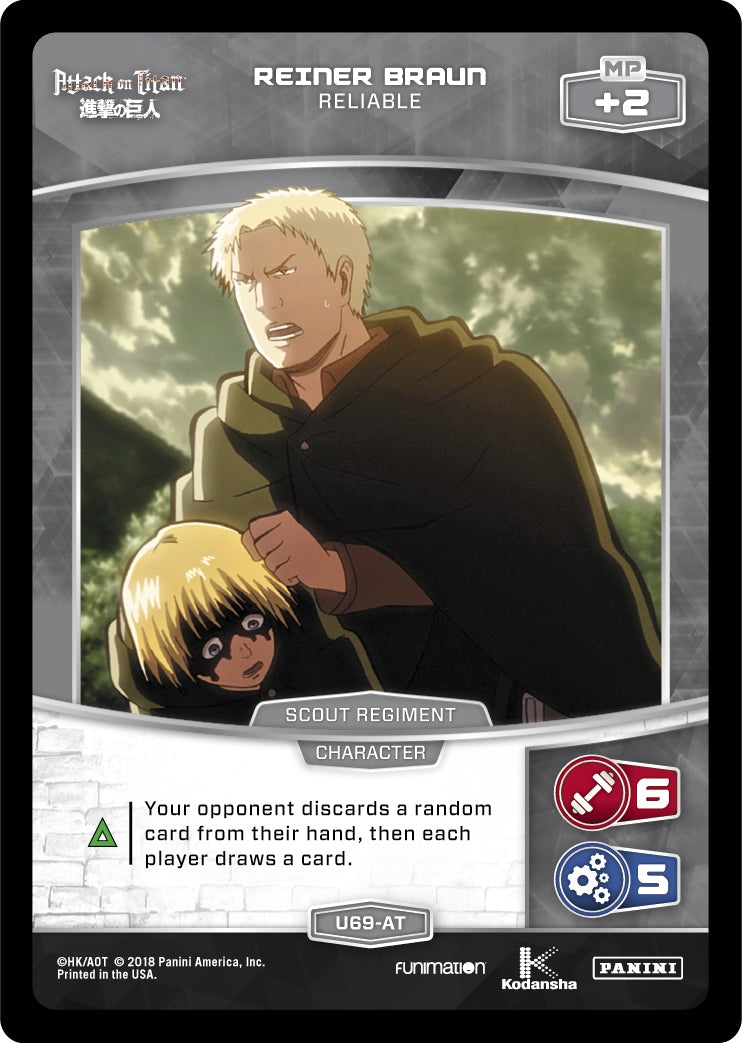 Reiner Braun - Reliable (69) [AOT] - MetaX TCG Single
