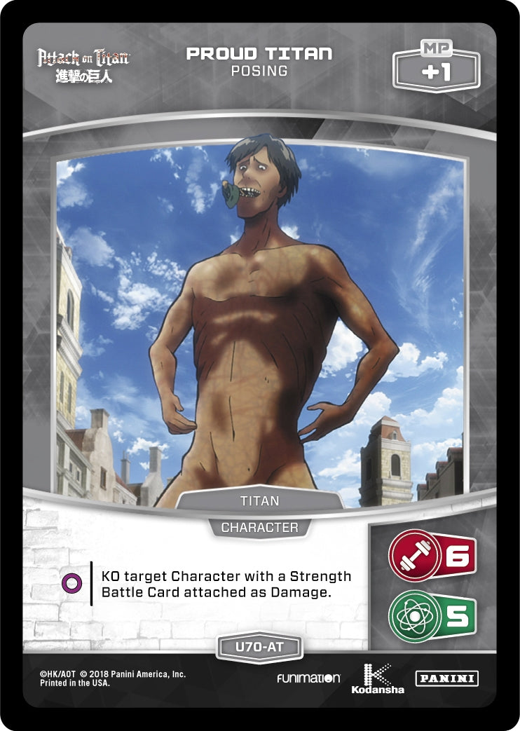 Proud Titan - Posing (70) [AOT] - MetaX TCG Single