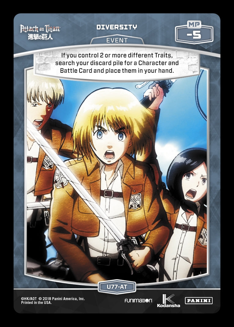 Diversity (U77-AT) (77) [AOT] - MetaX TCG Single