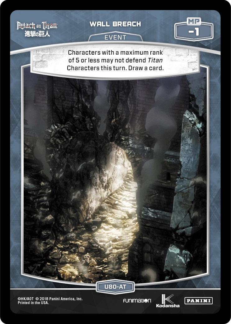 Wall Breach (80) [AOT] - MetaX TCG Single