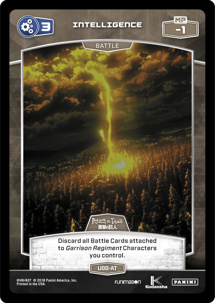3 Intelligence (U88-AT) (88) [AOT] - MetaX TCG Single