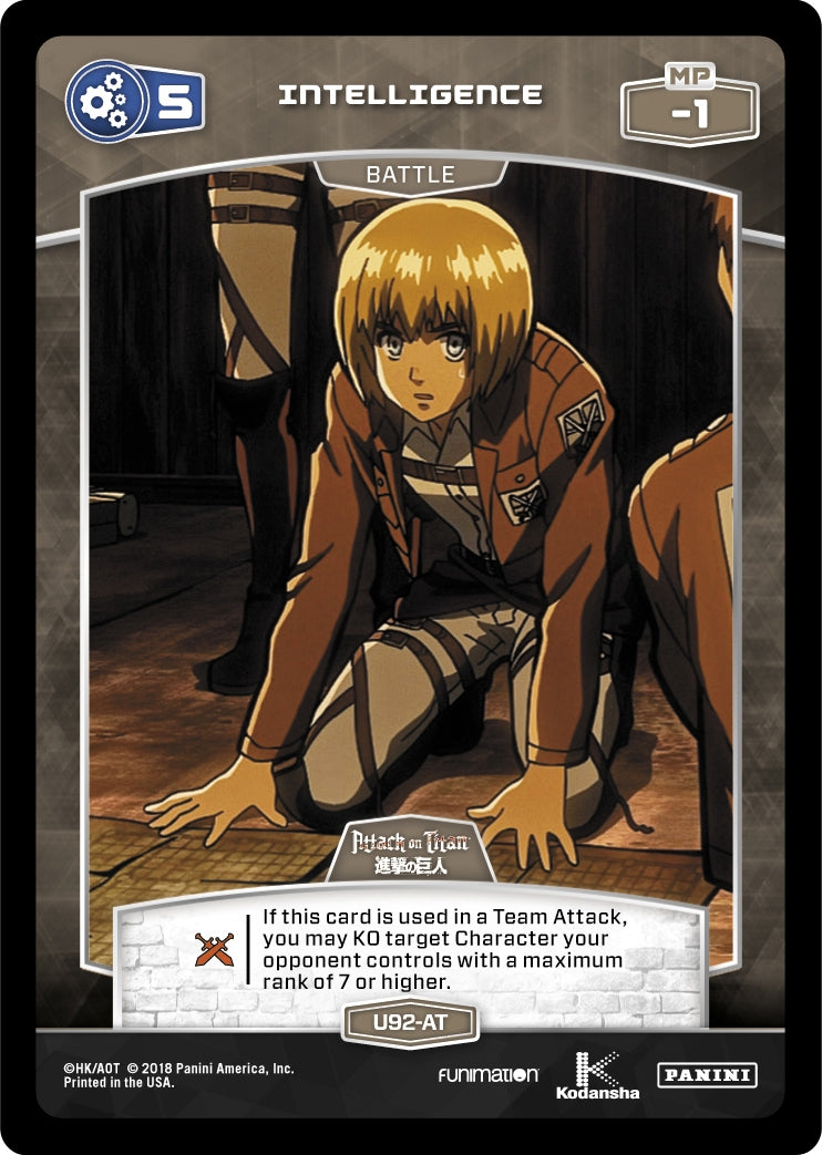 5 Intelligence (U92-AT) (92) [AOT] - MetaX TCG Single