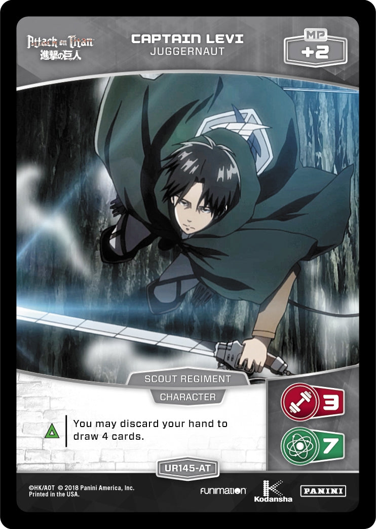 Captain Levi - Juggernaut (145) [AOT] - MetaX TCG Single