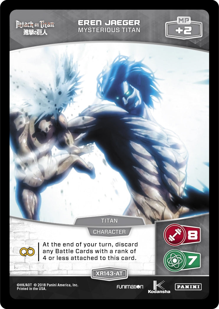 Eren Jaeger - Mysterious Titan (143) [AOT] - MetaX TCG Single