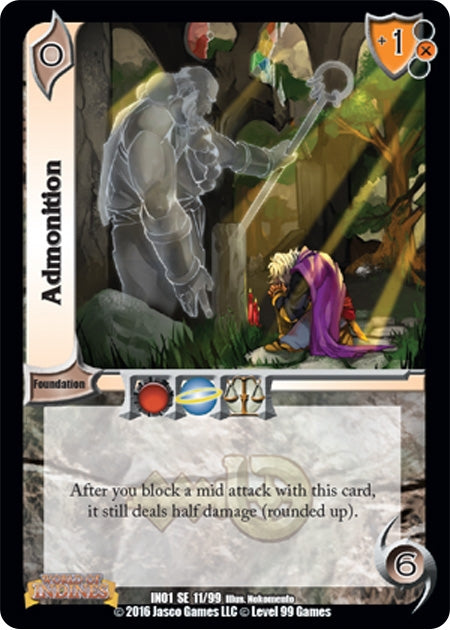 Admonition (11) [IN01] - UniVersus Single