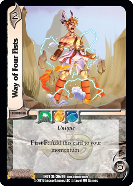Way of Four Fists (36) [IN01] - UniVersus Single