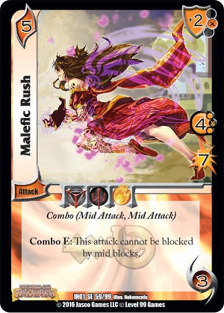 Malefic Rush (59) [IN01] - UniVersus Single
