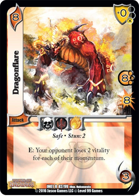Dragonflare (82) [IN01] - UniVersus Single