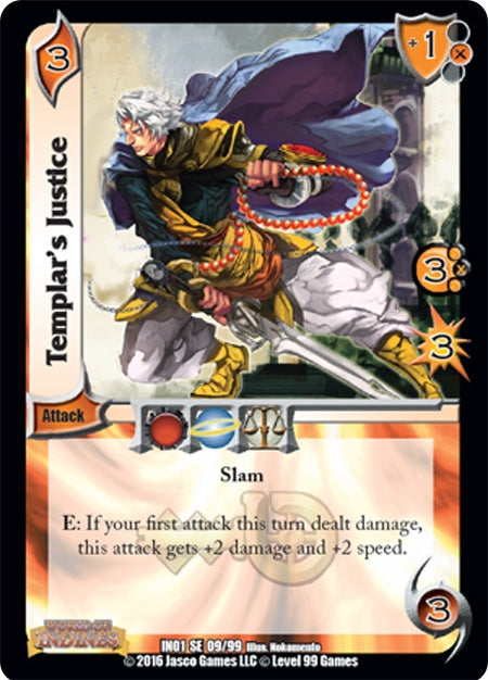 Templar’s Justice (9) [IN01] - UniVersus Single