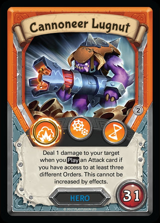 Cannoneer Lugnut (Claimed) [MYT] - Lightseekers TCG Single