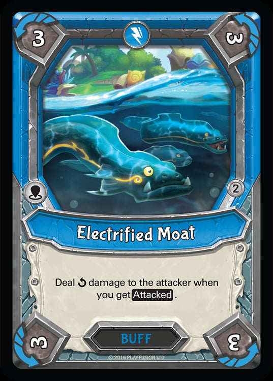 Electrified Moat (Claimed) [MYT] - Lightseekers TCG Single