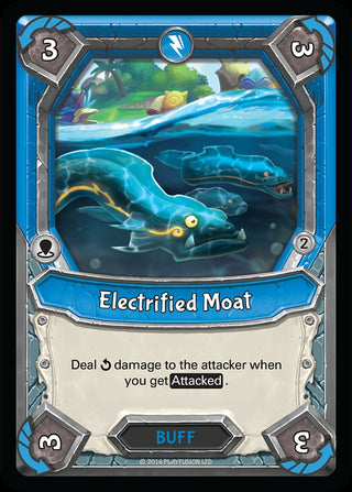 Electrified Moat (Unclaimed) [MYT] - Lightseekers TCG Single